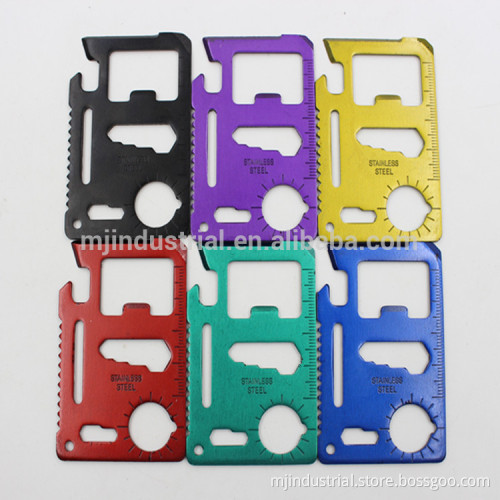 Custom Wallet Credit Card Size Emergency Survival Pocket Knife
